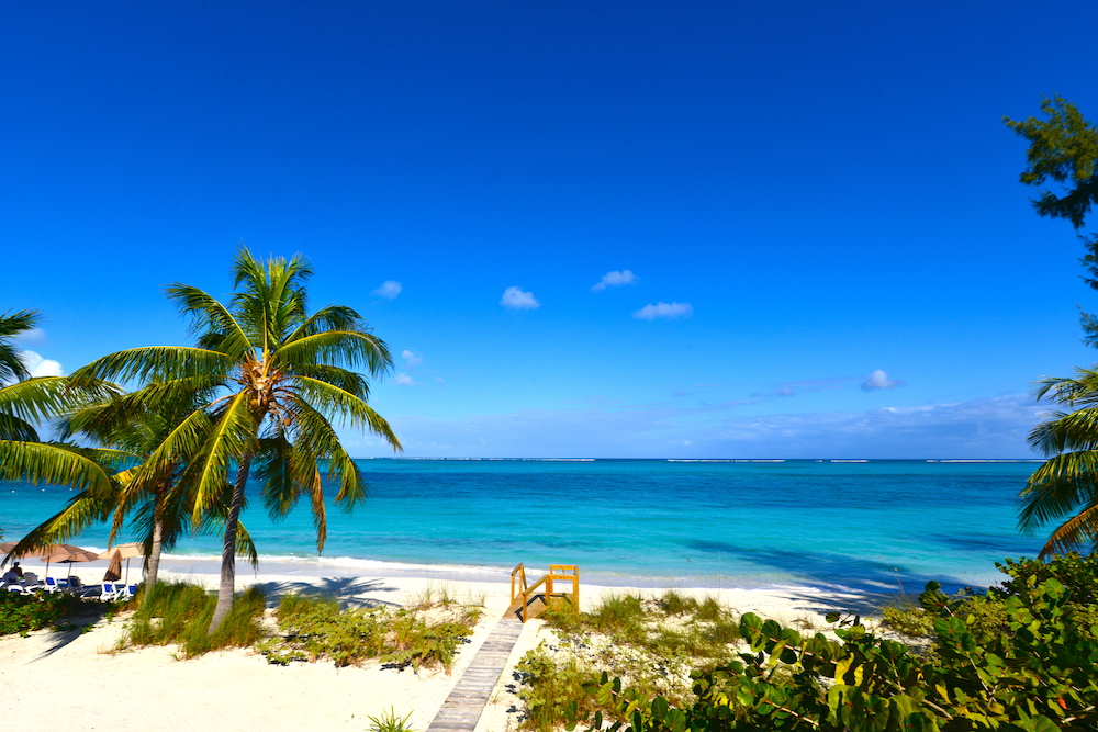 View of Grace Bay in Turks and Caicos